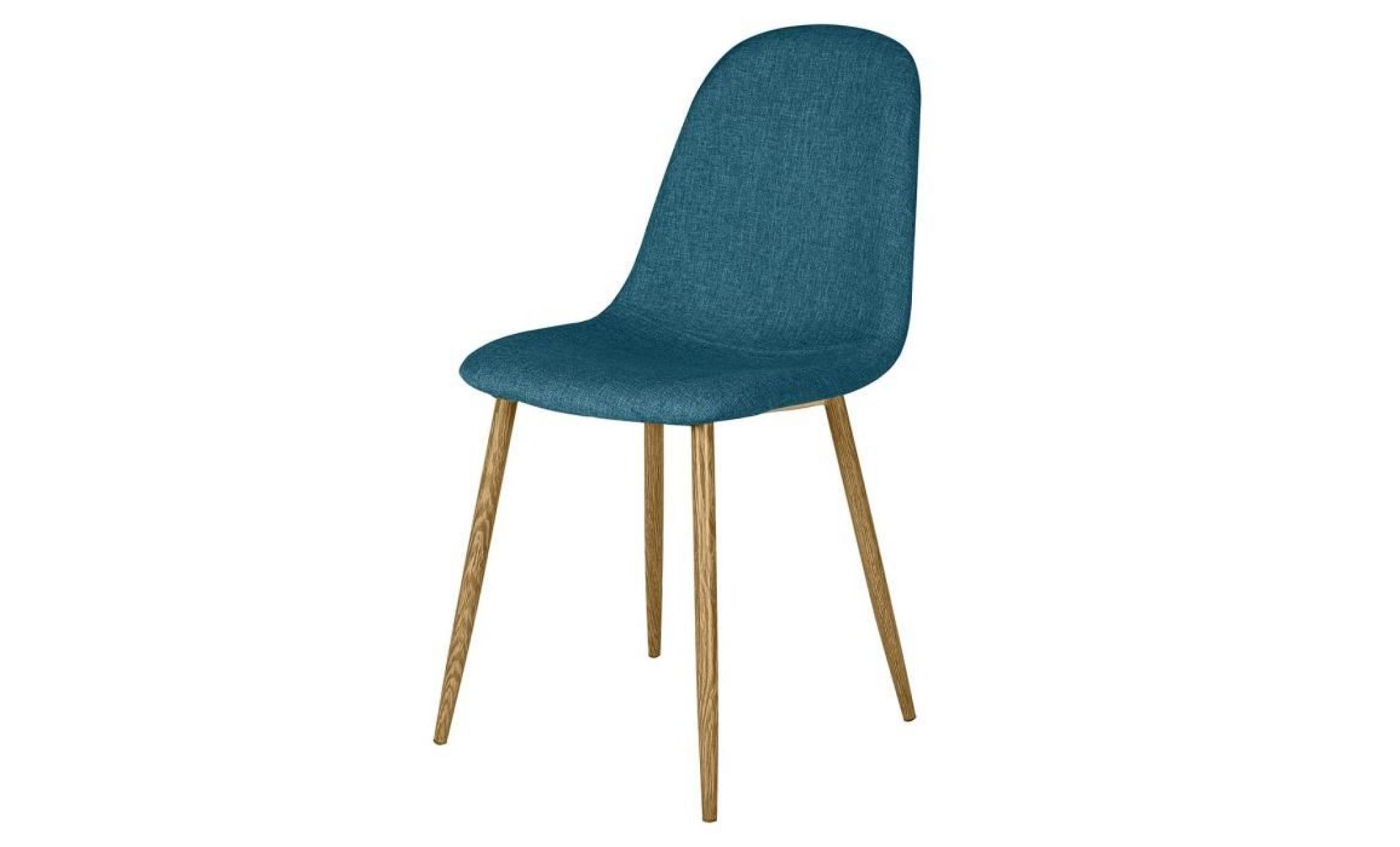 winter   ensemble table + 4 chaises bleues pas cher