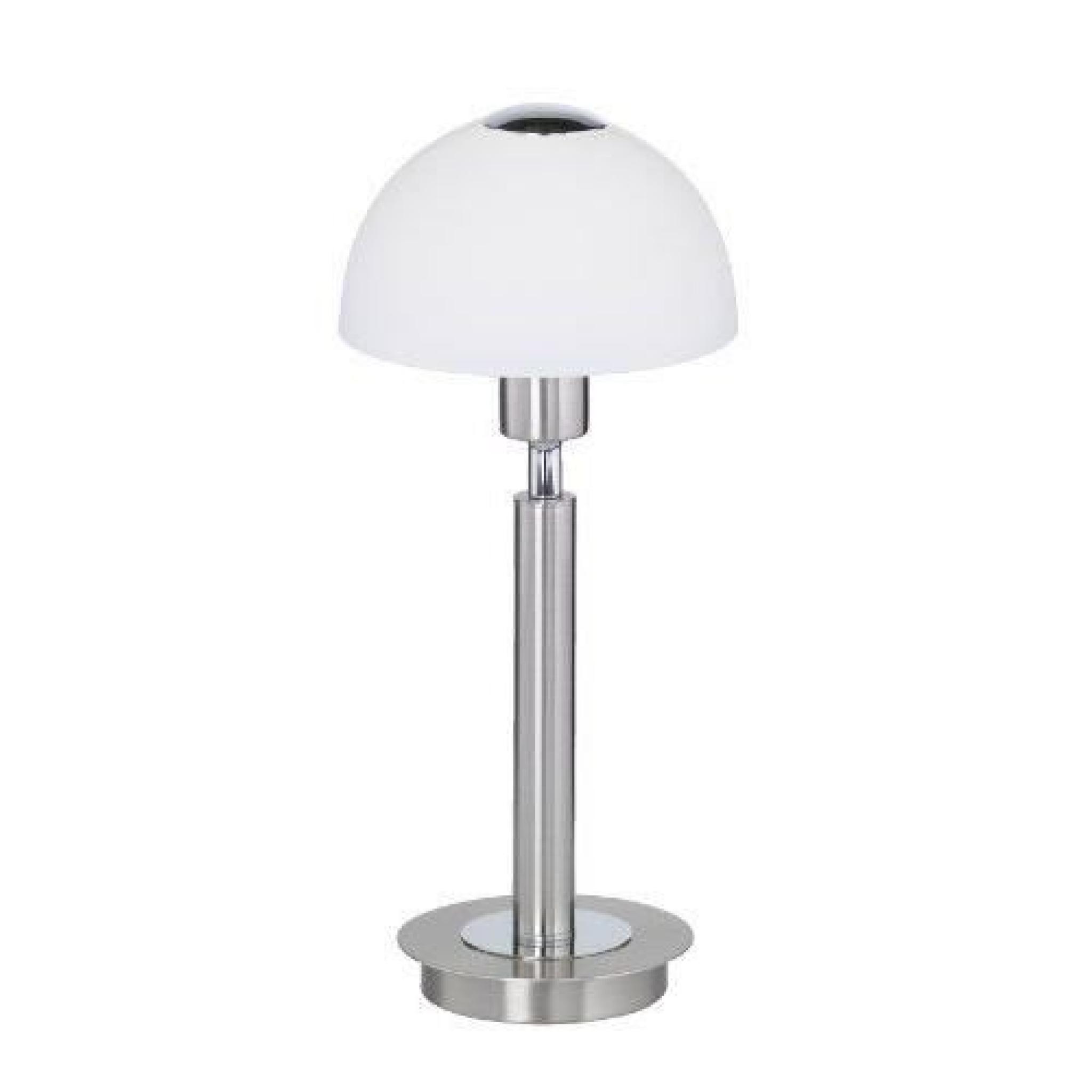 Wofi 857501640000 Amber Lampe de Table E14 3 W Nickel Mat 29 cm