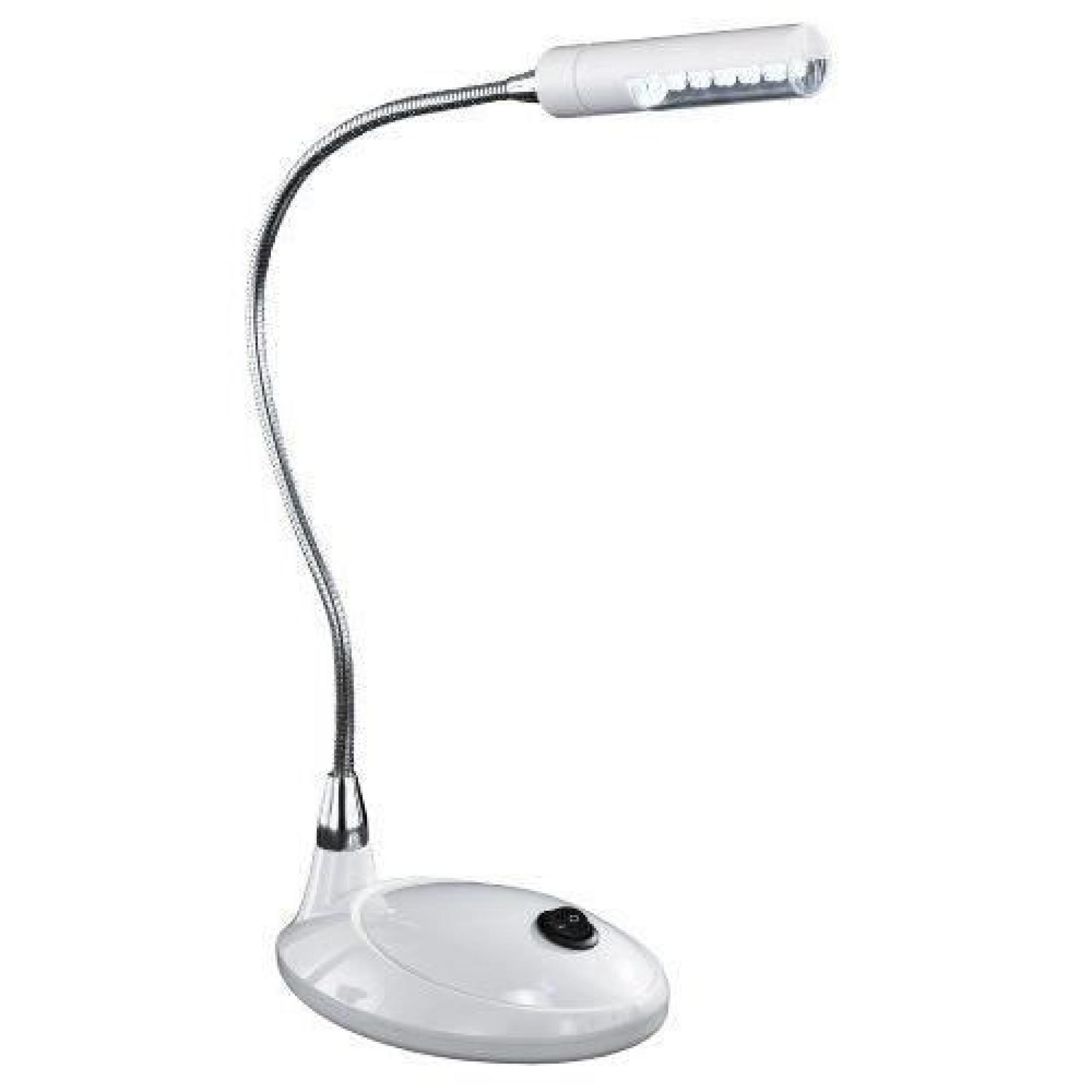 Wofi 890212060000 Flex Lampe de Table LED Socle 12 x 0,06 W Blanc