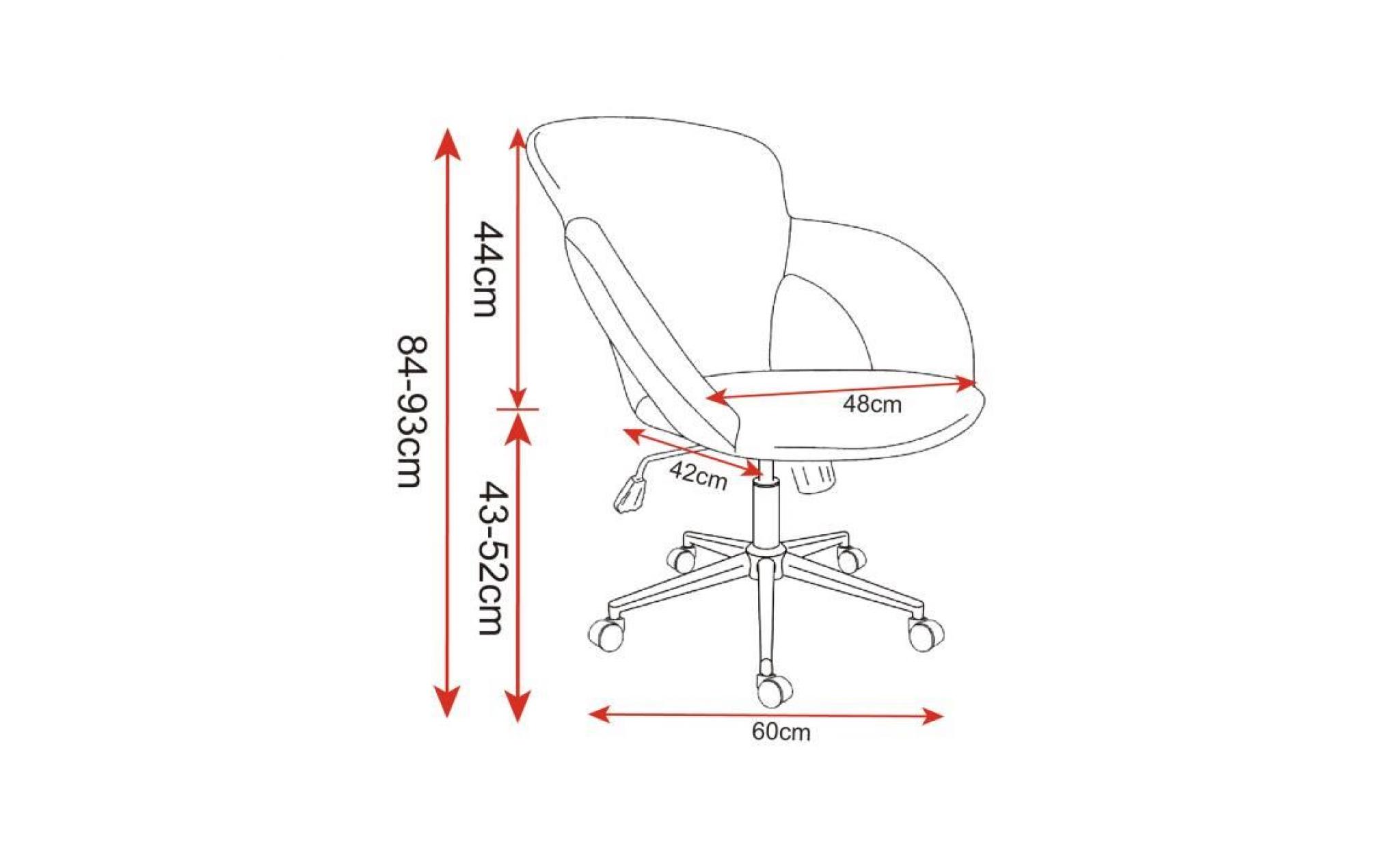 woltu chaise de bureau réglable en hauteur,fauteuil de direction en lin,design ergonomique,gris clair pas cher