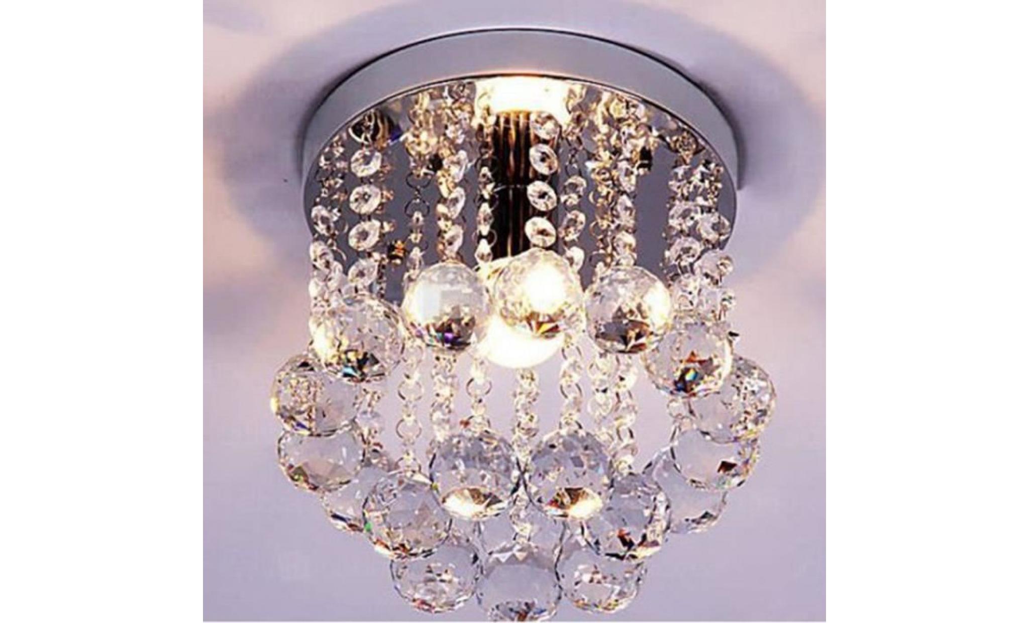 xinqianmall&lampadaire en cristal à 3 vitres mini style 1 chandelier pas cher