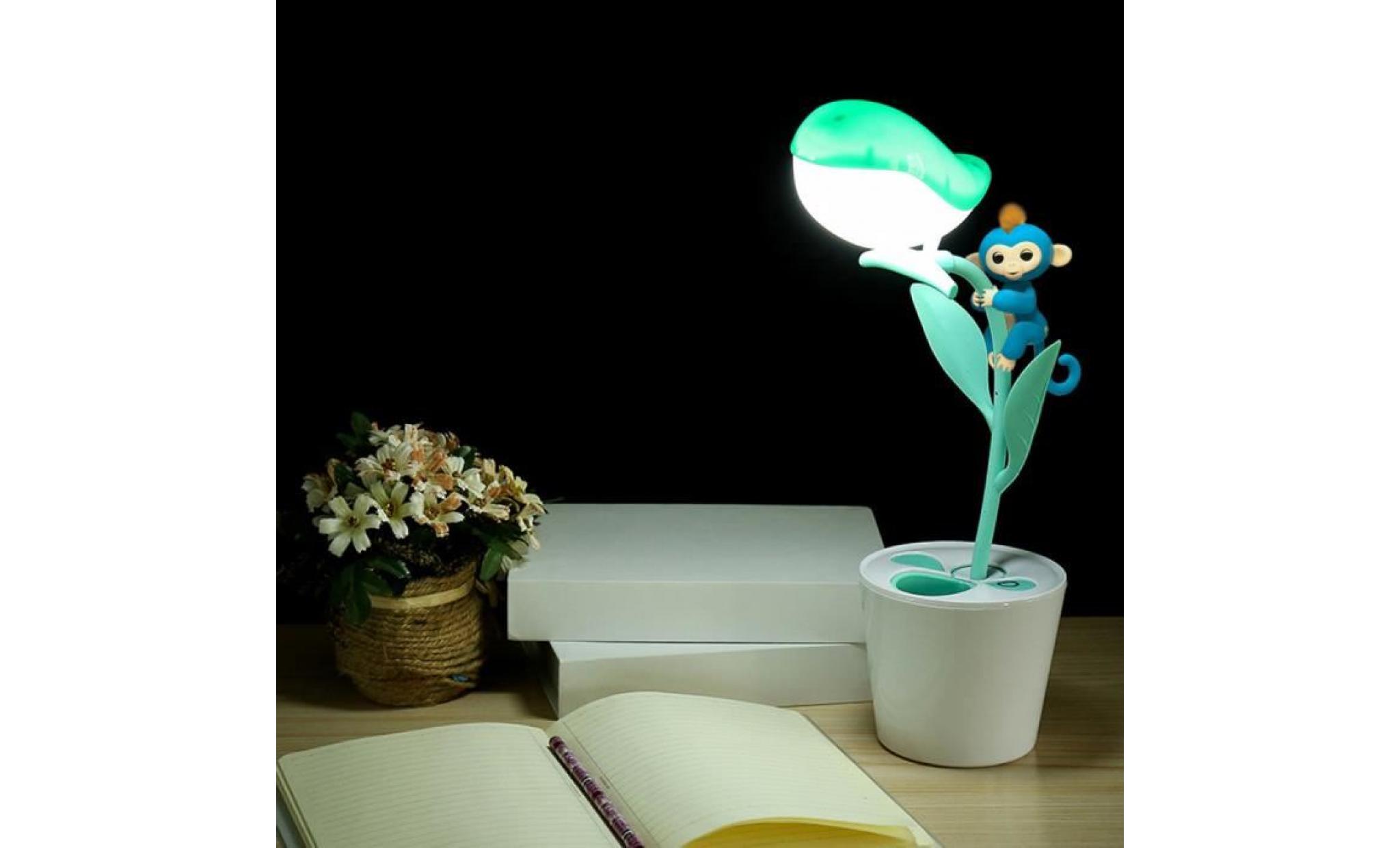 yumyumis® nouveau support de table lampe usb du personnel étudiant de lecture table lampe de bureau bleu clair bleu_love1886 pas cher