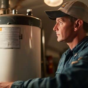 Chauffe-eau fuit par le haut : joint SPI à remplacer