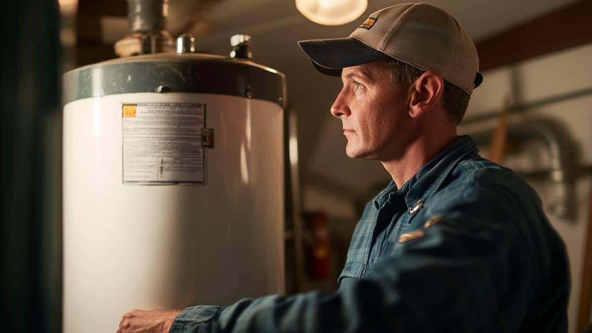 Chauffe-eau fuit par le haut : joint SPI à remplacer