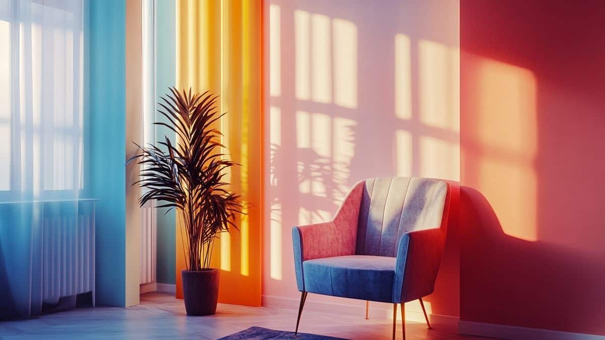 Les effets spatiaux des couleurs dans l'art et le design