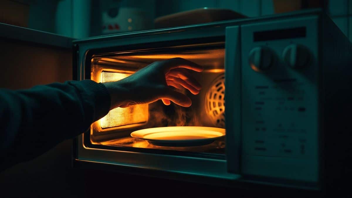 Micro onde qui gresilla à l'arrêt : Que faire tout de suite ?