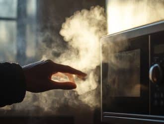 Micro-ondes qui fume : dangers et réparations urgentes