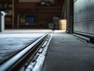Porte garage basculante manuelle bloquée : réglages clés