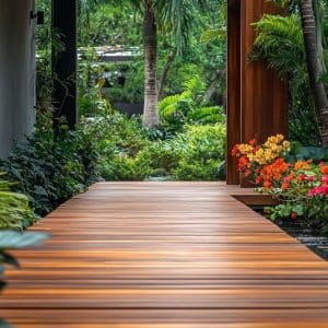 Terrasse cumaru vieilli : entretien et protection