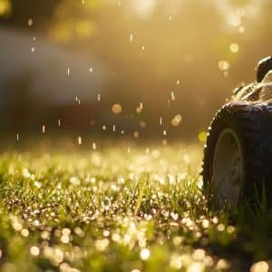 Tondre herbe humide : risques machines et alternatives
